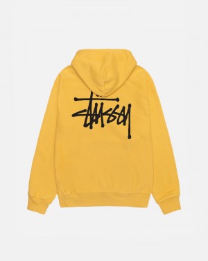 Stussy Basic Pigment Dyed Huppari Oranssi | 05976-ILAV