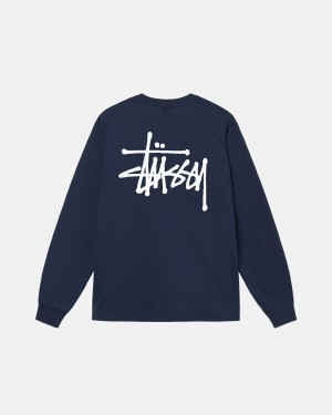 Stussy Basic T Paidat Laivastonsininen | 56128-INGE