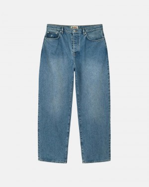 Stussy Big Ol' Denim Farkut Sininen | 64395-TGWP