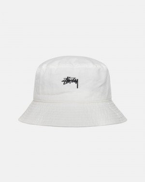 Stussy Bucket Stock Hatut Beige | 31824-KGHP