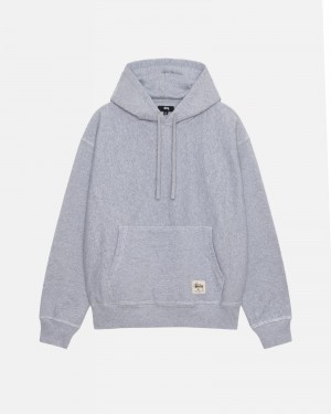 Stussy Contrast Stitch Label Huppari Harmaat | 91236-BDTM