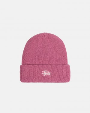 Stussy Cuff Beanie Basic Hatut Pinkki | 96847-VKFX