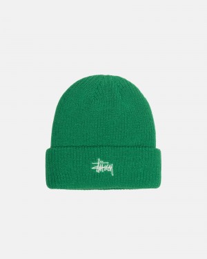 Stussy Cuff Beanie Basic Hatut Vihreä | 28754-RXKA