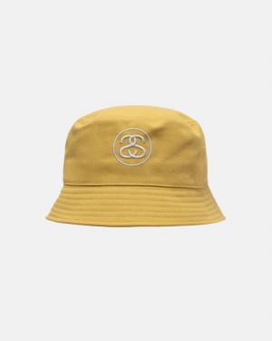 Stussy Deep Bucket Ss Link Hatut Kultaiset | 90743-CNIA