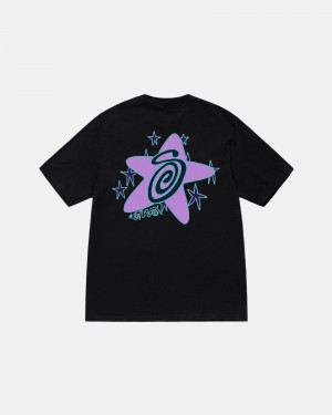 Stussy Galaxy T Paidat Mustat | 68270-CQRB