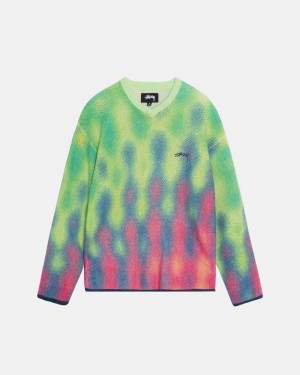 Stussy Gradient Dot Brushed Neulepuserot Monivärinen | 19832-GRJY