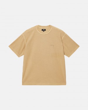 Stussy Lazy T Paidat Kultaiset | 69372-ABCE