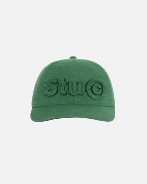 Stussy Low Pro Copyright Applique Strapback Hatut Vihreä | 23085-MINX