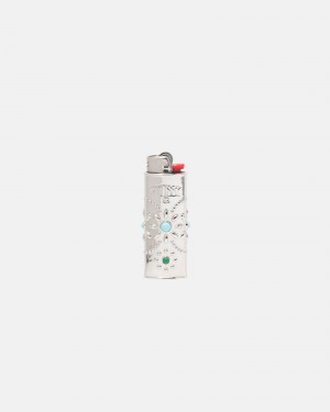 Stussy Metal Bejeweled Lighter Case Hopea | 78016-XRZP