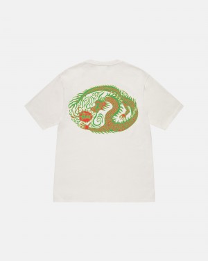 Stussy Mosaic Dragon T Paidat Beige | 29176-DXNI