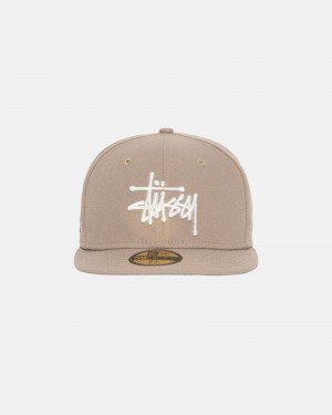 Stussy New Era 59fifty Authentic Hatut Khaki | 70426-OMKS