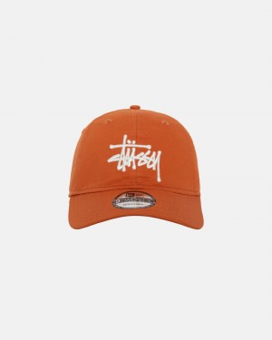 Stussy New Era 9twenty Basic Strapback Hatut Oranssi | 91682-BSDL