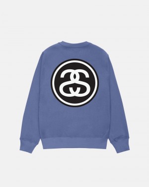 Stussy Ss-Link Crew Puserot Sininen | 03257-XUWF