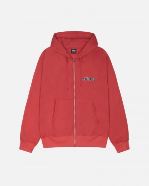 Stussy Ss-Link Zip Huppari Punainen | 09186-HNYD