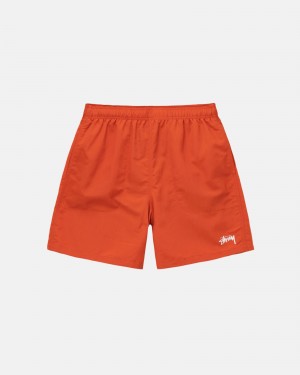 Stussy Vesi Stock Shortsit Oranssi | 75148-SNPG