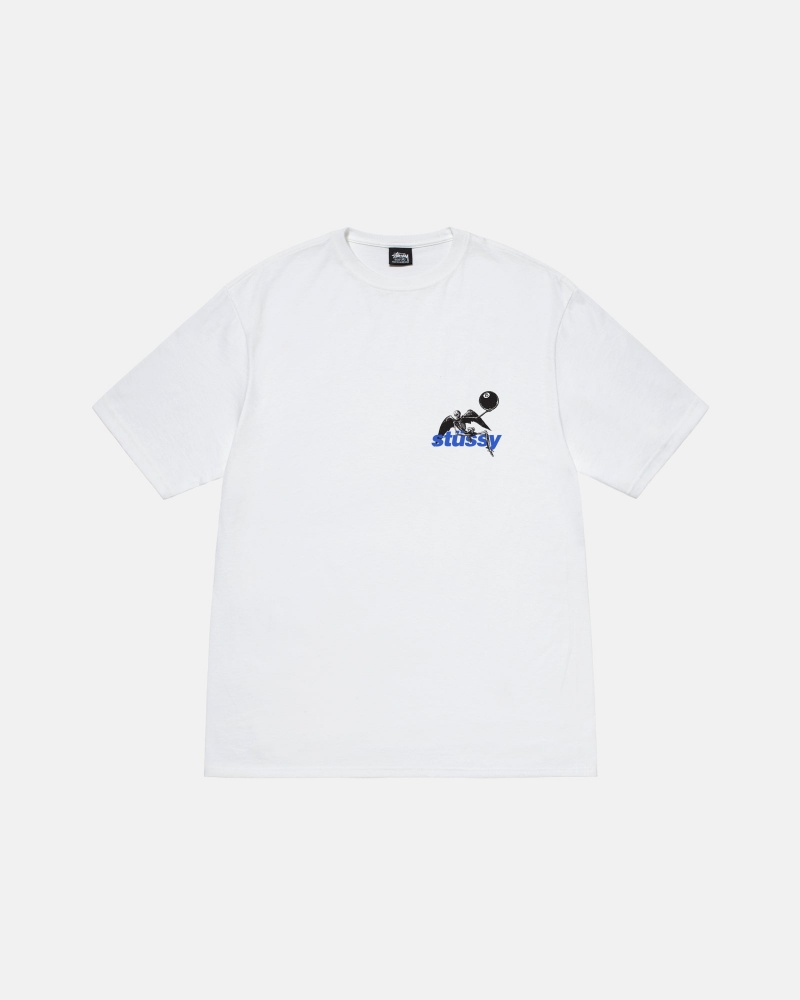 Stussy Apocalypse T Paidat Valkoinen | 30176-XPMQ