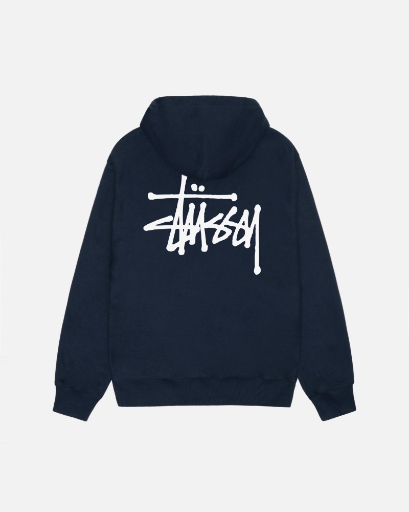 Stussy Basic Huppari Laivastonsininen | 98516-XGSU