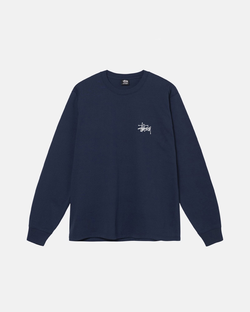 Stussy Basic T Paidat Laivastonsininen | 56128-INGE