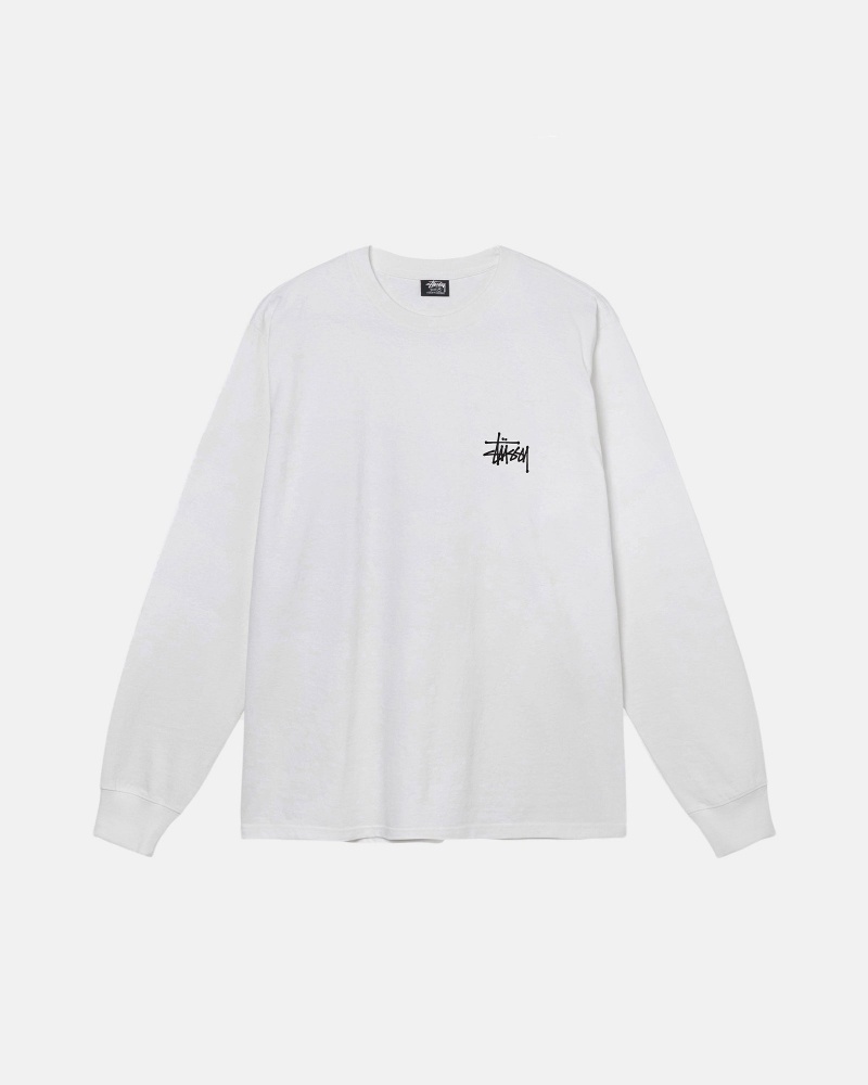 Stussy Basic T Paidat Valkoinen | 87320-TWCA