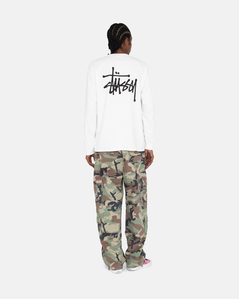 Stussy Basic T Paidat Valkoinen | 87320-TWCA