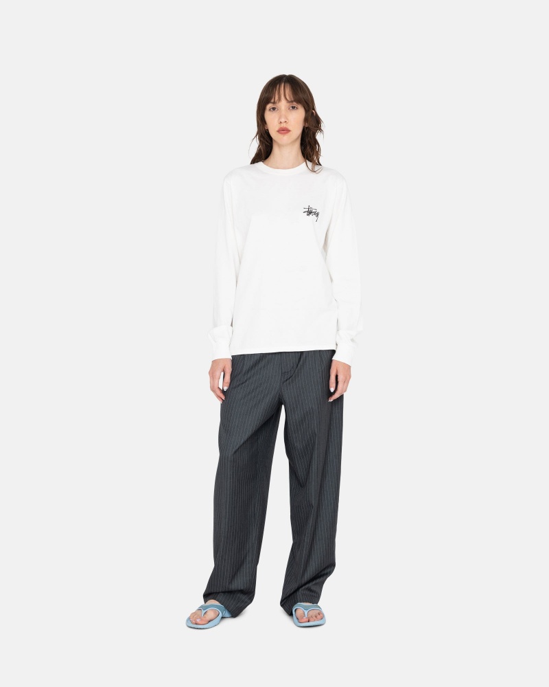 Stussy Basic T Paidat Valkoinen | 87320-TWCA