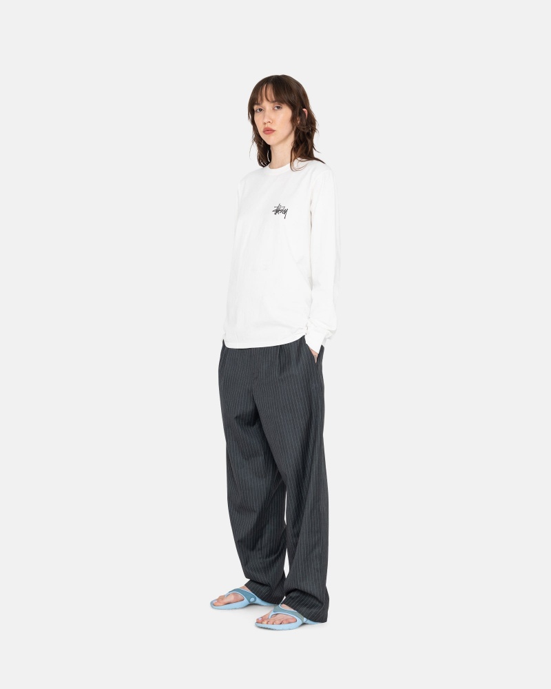 Stussy Basic T Paidat Valkoinen | 87320-TWCA