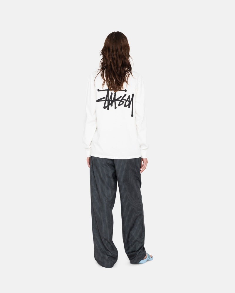 Stussy Basic T Paidat Valkoinen | 87320-TWCA