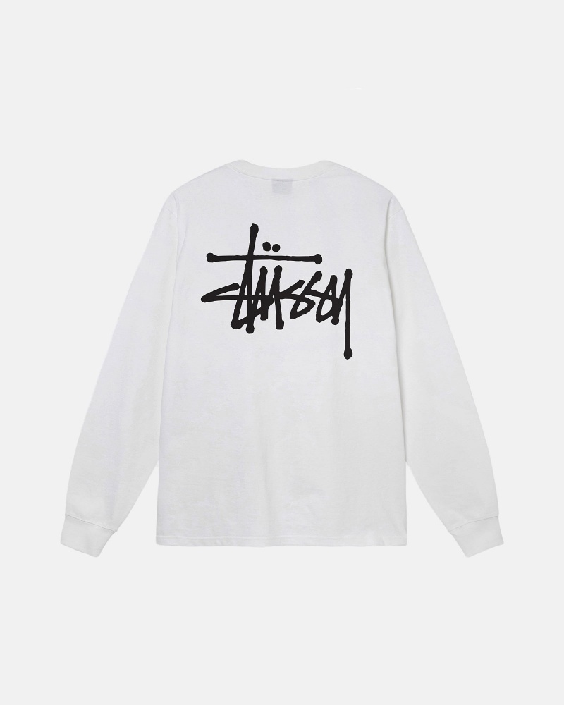 Stussy Basic T Paidat Valkoinen | 87320-TWCA