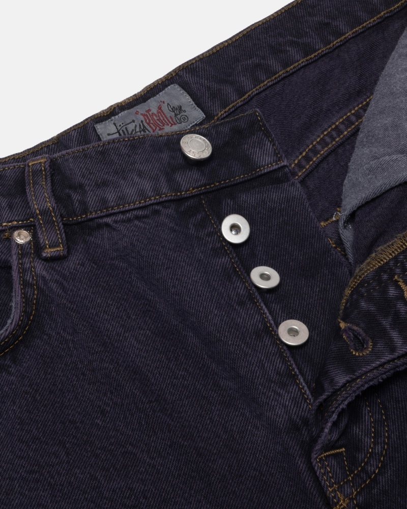 Stussy Big Ol' Denim Farkut Laivastonsininen | 48752-ICNQ