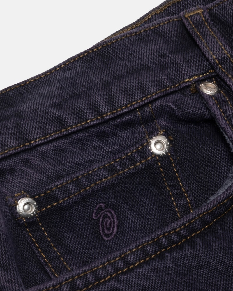 Stussy Big Ol' Denim Farkut Laivastonsininen | 48752-ICNQ