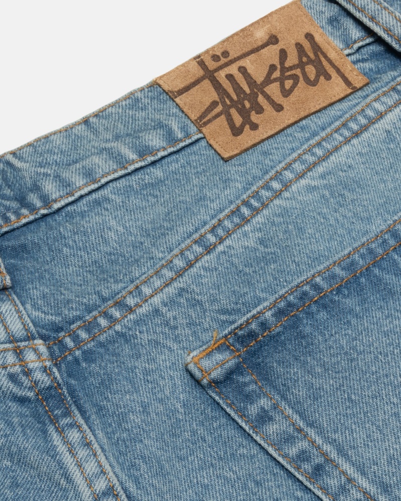 Stussy Big Ol' Denim Farkut Sininen | 64395-TGWP