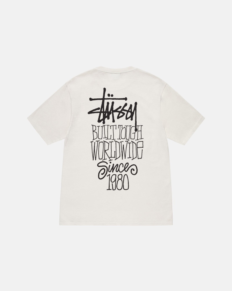 Stussy Built Tough T Paidat Beige | 75382-PFCA