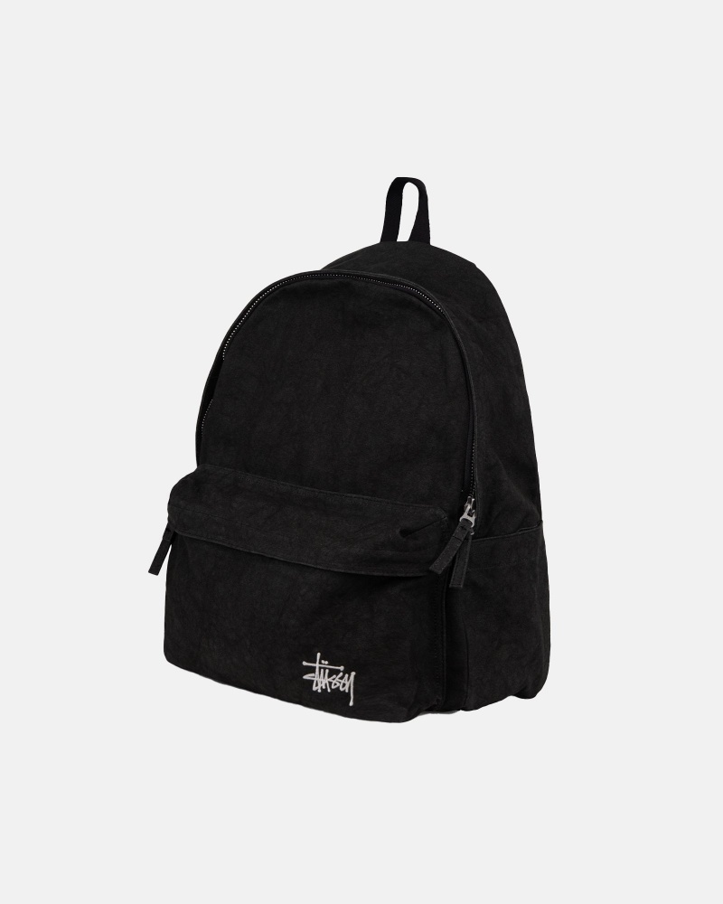 Stussy Canvas Reppu Mustat | 42301-TMUR