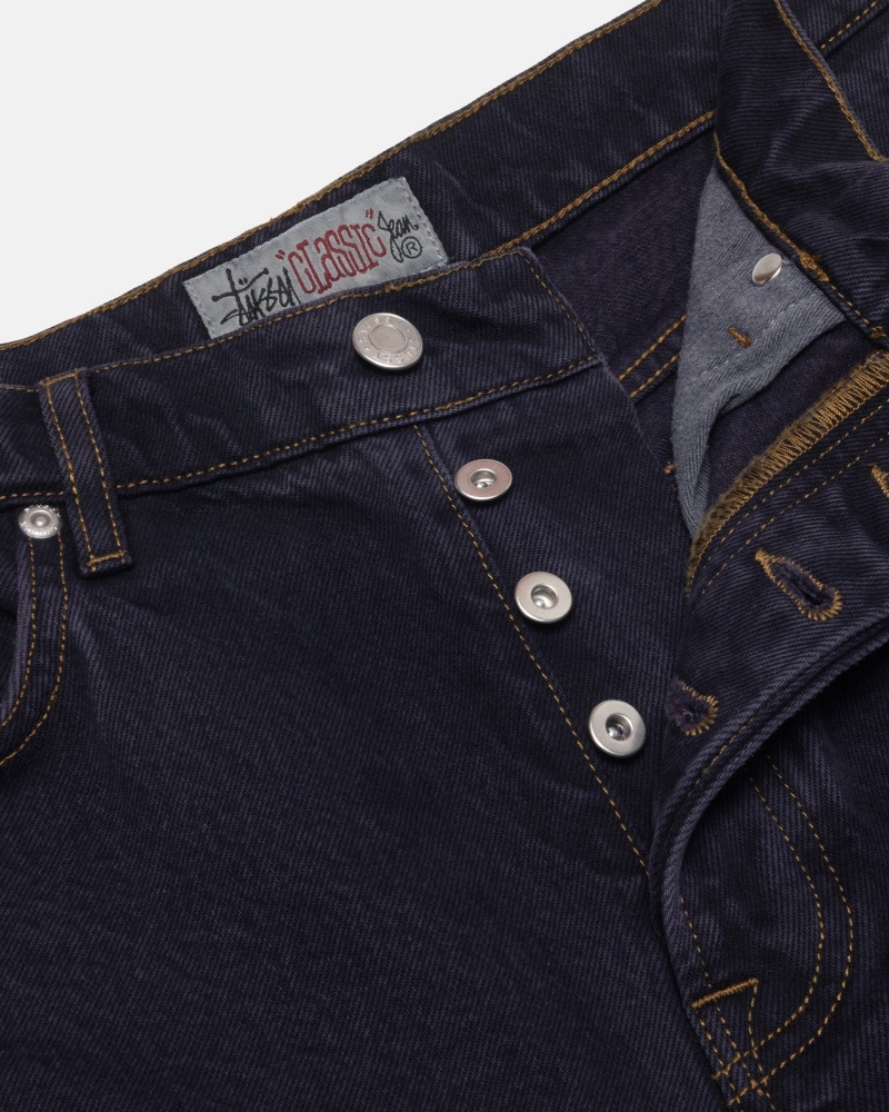 Stussy Classic Denim Farkut Laivastonsininen | 30945-WMJT