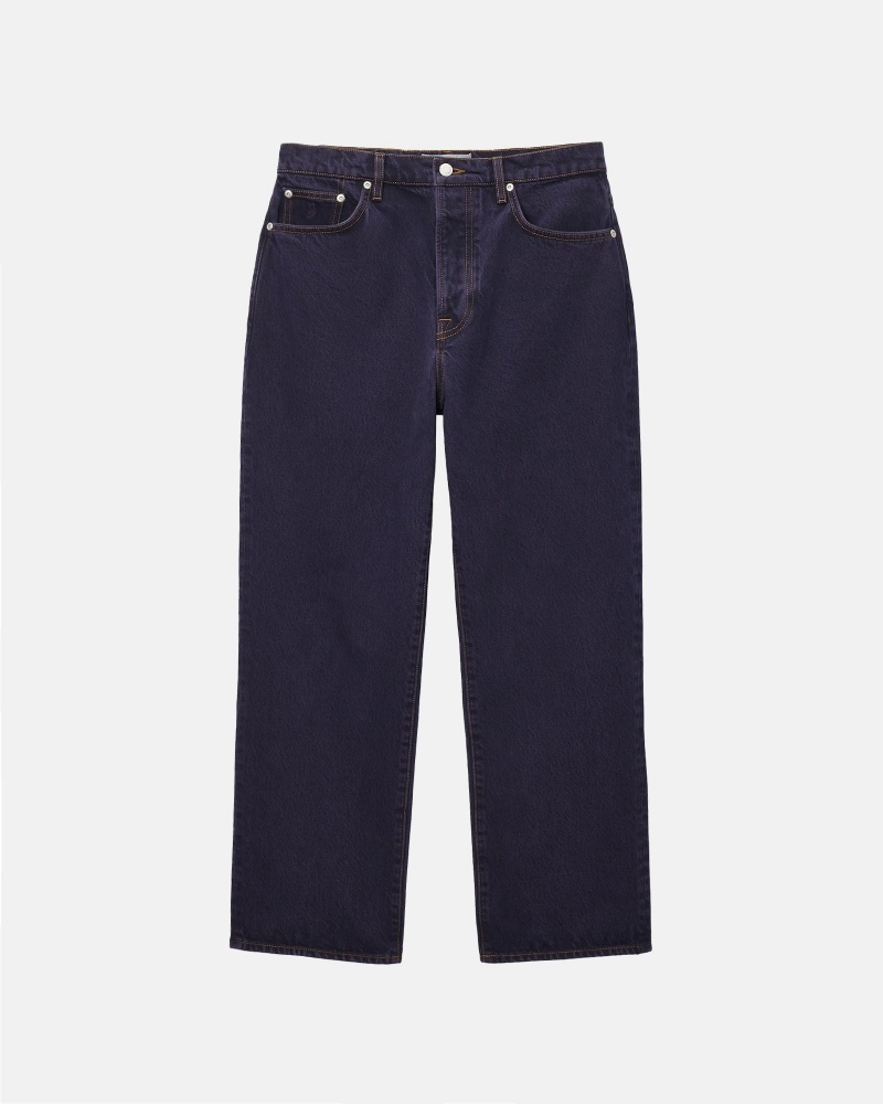 Stussy Classic Denim Farkut Laivastonsininen | 30945-WMJT