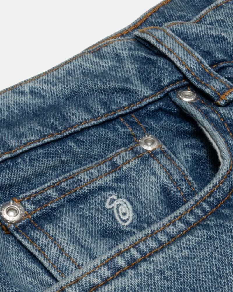 Stussy Classic Denim Farkut Sininen | 51278-KICO