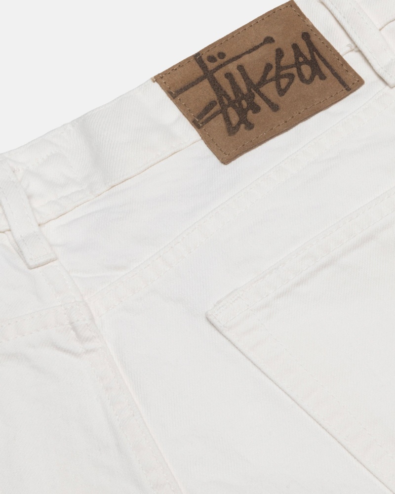 Stussy Classic Overdyed Farkut Beige | 91750-ETLR