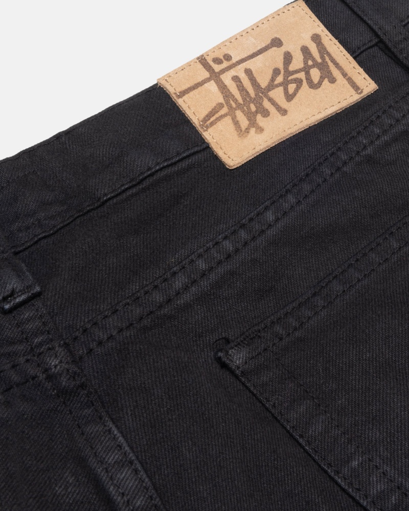 Stussy Classic Overdyed Farkut Mustat | 12869-RTFO