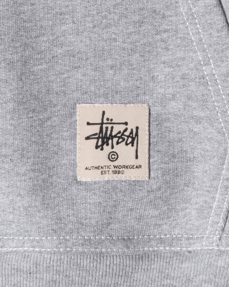 Stussy Contrast Stitch Label Huppari Harmaat | 91236-BDTM