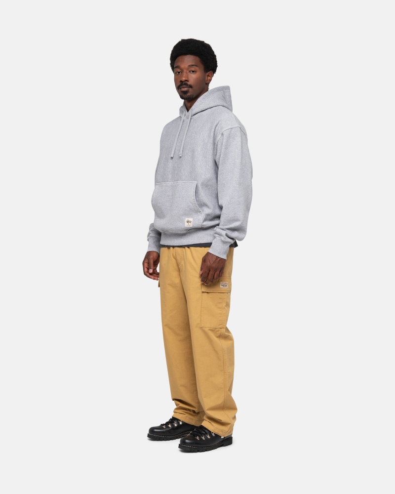 Stussy Contrast Stitch Label Huppari Harmaat | 91236-BDTM