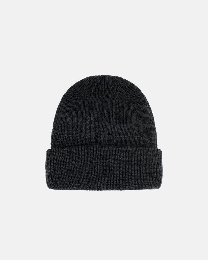 Stussy Cuff Beanie Basic Hatut Mustat | 86152-DUWB