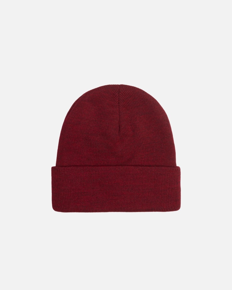 Stussy Cuff Beanie Stock Hatut Punainen | 56129-GBIZ