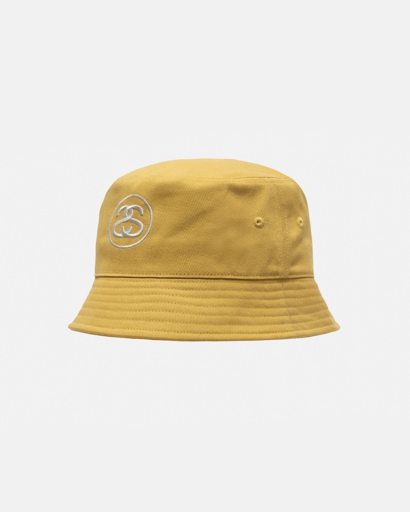 Stussy Deep Bucket Ss Link Hatut Kultaiset | 90743-CNIA