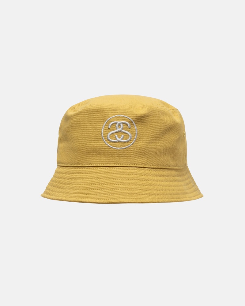 Stussy Deep Bucket Ss Link Hatut Kultaiset | 90743-CNIA