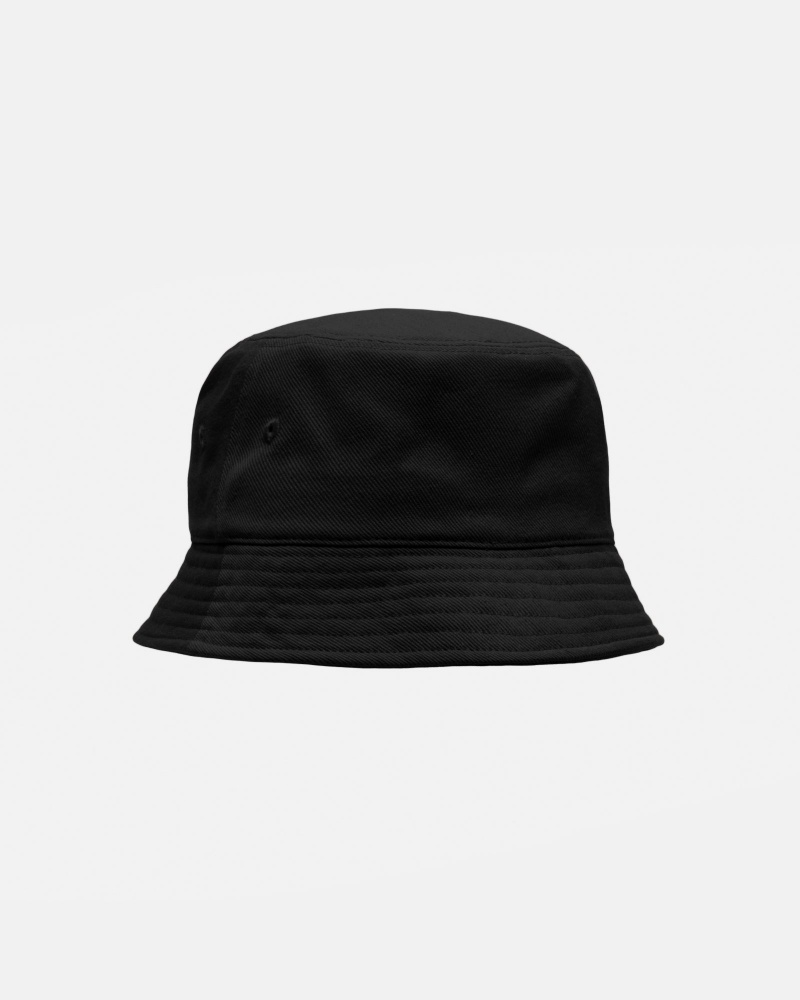 Stussy Deep Bucket Ss Link Hatut Mustat | 60538-YXNQ