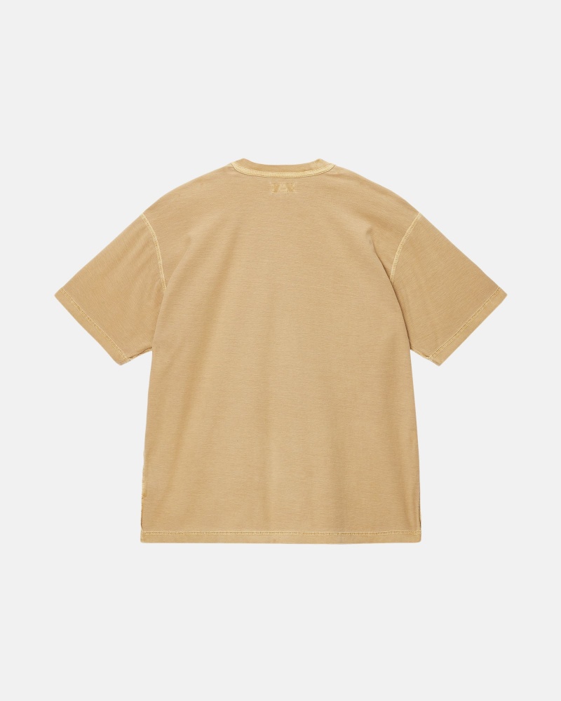 Stussy Lazy T Paidat Kultaiset | 54093-SATX