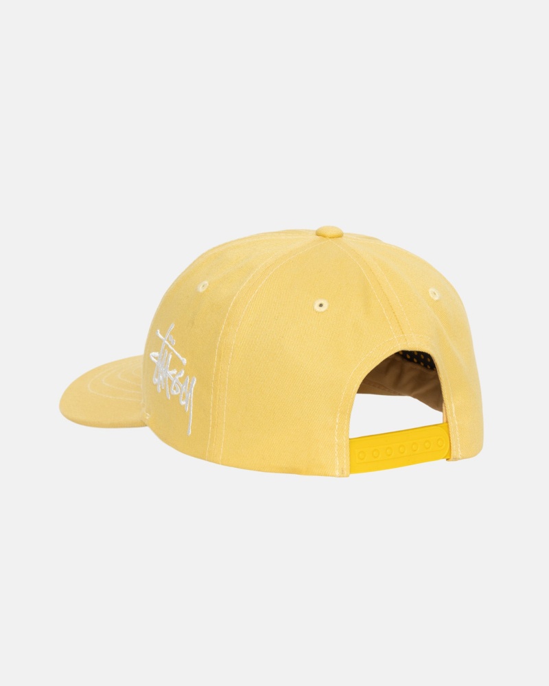 Stussy Low Pro Chenille S Snapback Hatut Sinapinkeltainen | 01963-JEQZ