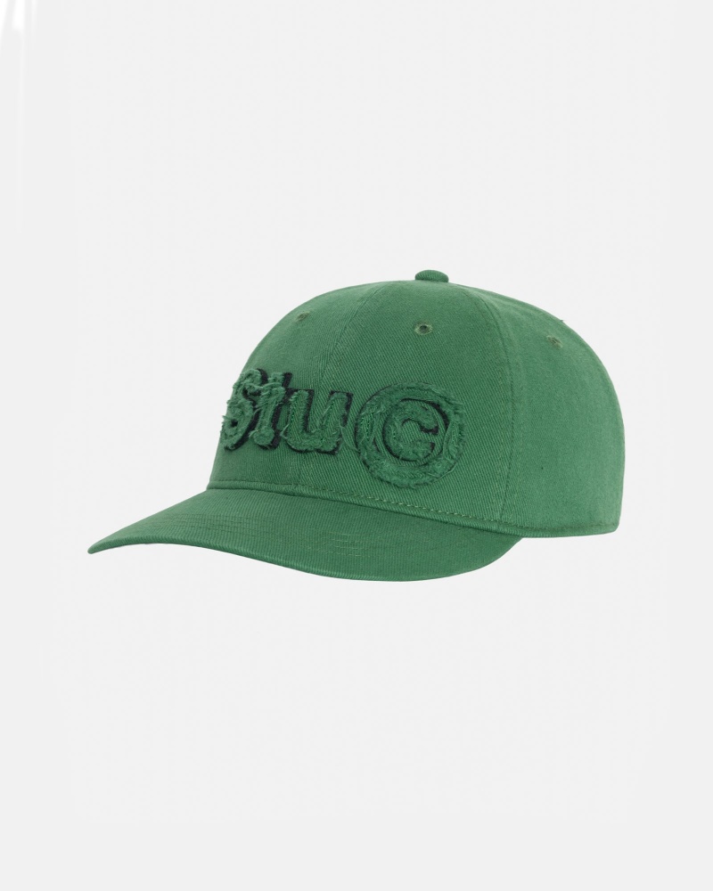 Stussy Low Pro Copyright Applique Strapback Hatut Vihreä | 23085-MINX