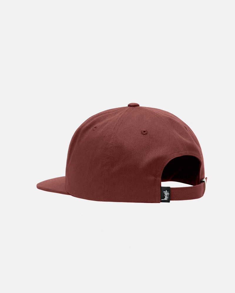 Stussy Mid-Depth Basic Strapback Hatut Punainen Ruskea | 05782-QRXV