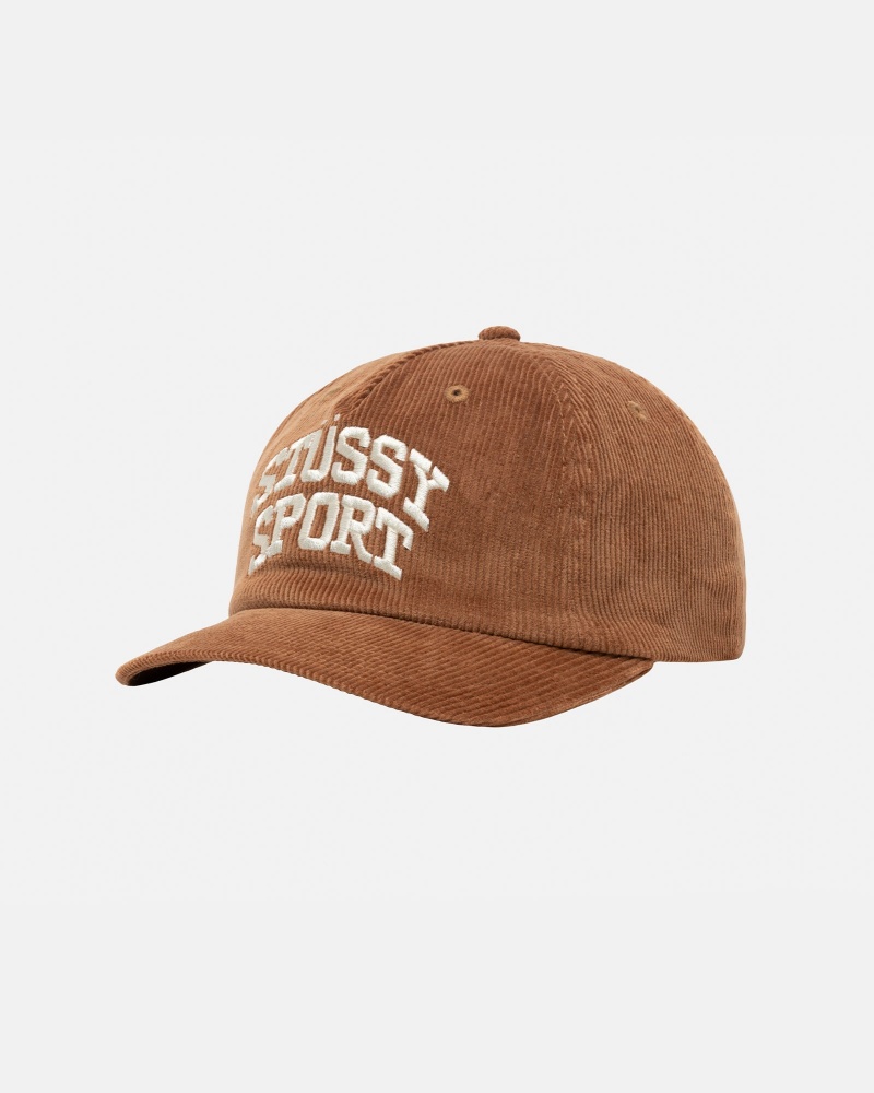 Stussy Mid-Depth Urheilu Arch Strapback Hatut Ruskea | 59281-DTQX